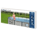 Flowclear poolstige med 4 trin 122 cm