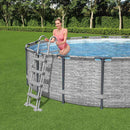 Flowclear poolstige med 4 trin 122 cm