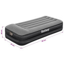 oppustelig luftmadras med indbygget luftpumpe 191x97x46 cm