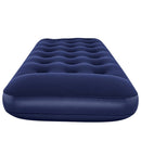 luftmadras 185x76x28 cm med indbygget fodpumpe velour