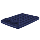 oppustelig luftmadras med pude og pumpe 203x152x22 cm 67374