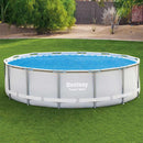 solopvarmet poolovertræk Flowclear 427 cm