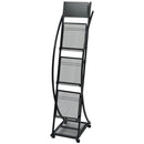 magasinhylde 40 x 32 x 131 cm sort A4