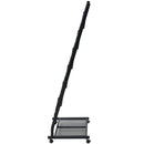 magasinholder 47,5 x 43 x 133 cm sort A4