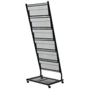 magasinholder 47,5 x 43 x 133 cm sort A4