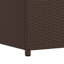 udendørs opbevaringkasse brun 120x50x60 cm polyrattan