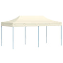 foldbart pavillontelt pop-up 3 x 6 m cremehvid