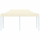 foldbart pavillontelt pop-up 3 x 6 m cremehvid