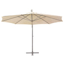 Udendørs parasoller Beige Polyester