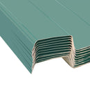 Tagpanel 12 pcs Grøn 129 x 45 cm Galvaniseret stål