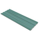 Tagpanel 12 pcs Grøn 129 x 45 cm Galvaniseret stål
