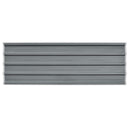 Tagpanel 12 pcs Grå 129 x 45 cm Galvaniseret stål