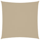 solsejl oxford-stof firkantet 2 x 2 m beige