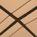 pavillon 4 x 4 m stål beige
