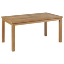 sofabord 90x50x45 cm teaktræ