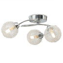 loftslampe med 3 LED-pærer G9 120 W