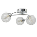 loftslampe med 3 LED-pærer G9 120 W