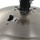 dekorativ loftventilator med lys 128 cm hvid