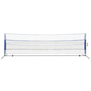 badmintonnet med fjerbolde 600 x 155 cm
