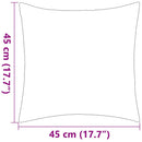 udendørspuder 4 stk. stribeprint 45 x 45 cm grå