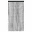trådgardiner 2 stk. 100 x 250 cm sort