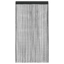 trådgardiner 2 stk. 140 x 250 cm sort