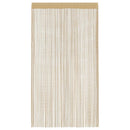trådgardiner 2 stk. 100 x 250 cm beige