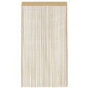 trådgardiner 2 stk. 100 x 250 cm beige