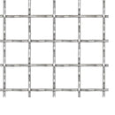 rillet trådnetspanel rustfrit stål 50 x 50 cm 21 x 21 x 2,5 mm