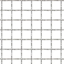 rillet trådnetspanel rustfrit stål 100 x 85 cm 21 x 21 x 2,5 mm