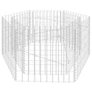 sekskantet gabion-højbed 100x90x50 cm