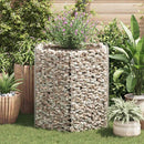sekskantet gabion-højbed 100x90x100 cm