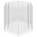 sekskantet gabion-højbed 100x90x100 cm