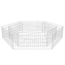 sekskantet gabion-højbed 200x173x40 cm
