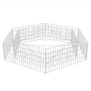 sekskantet gabion-højbed 200x173x40 cm
