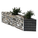 gabionkurv galvaniseret stål 120 x 30 x 50 cm