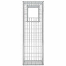 gabionkurv/plantekasse 2 stk. stål 50 x 50 x 160 cm
