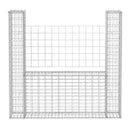 gabionkurv U-formet stål 160 x 20 x 150 cm