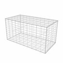 gabionkurv galvaniseret stål 100 x 50 x 50 cm