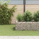gabion-højbed 360x90x50 cm stål