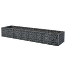 gabion-højbed 360x90x50 cm stål
