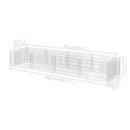 gabion-højbed 360x90x50 cm stål