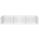 gabion-højbed 270x90x50 cm stål