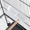 fuglebur 54x54x146 cm stål sort