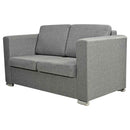 topersoners sofa i stof lysegrå