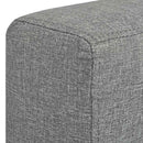 topersoners sofa i stof lysegrå