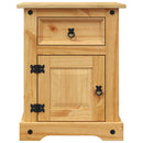 sengebord Corona-serien 53x39x66 cm mexicansk fyrretræ