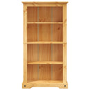 reol fire hylder Corona-serien mexicansk fyrretræ 80x29x150 cm