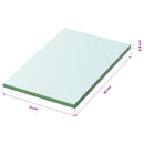 hylde glaspanel klar 20x12 cm
