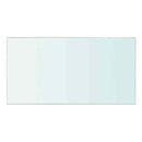 hylde glaspanel klar 30x15 cm
